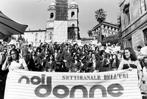 festa noidonne herstory archivia femminismo luoghi  storia gruppi Roma donna