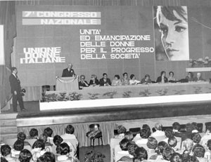 settimo congresso Unione donne italiane herstory  femminismo storia gruppi Roma archivia
