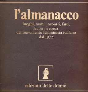 Edizioni delle donne casa editrice almanacco herstory  femministe lesbiche storia gruppi Roma 