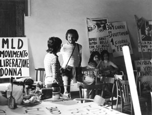 Movimento Liberazione della Donna archivia herstory  femminismo Roma 