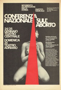 manifestazione aborto Movimento Liberazione della Donna archivia herstory  femminismo Roma 