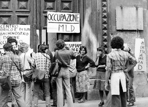 casa della donna occupazione governo vecchio herstory  storia femminismo gruppi Roma 