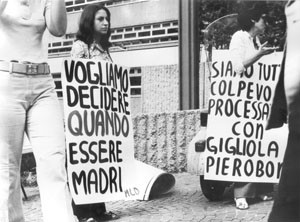 manifestazione  movimento femminismo romano  Pompeo Magno herstory  luoghi donne gruppi lesbiche Roma archivia