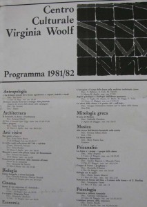 Centro Culturale Virginia Woolf Università delle donne herstory  femminismo luoghi storia gruppi Roma