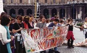 manifestazione delle donne archivia Herstory femminismo a roma e Lazio 