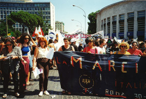 world pride casa donna affi herstory  femministe lesbiche  luoghi storia collettivi gruppi Roma manifestazioni